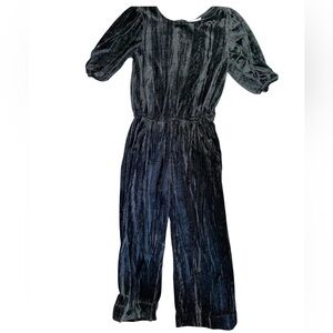 Cat & Jack • Black Velvet • Jumpsuit